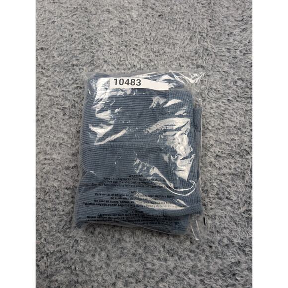 American Eagle Skirt Women 10 Blue Hi Rise A Line Classiccore Casual Corduroy - Picture 8 of 8